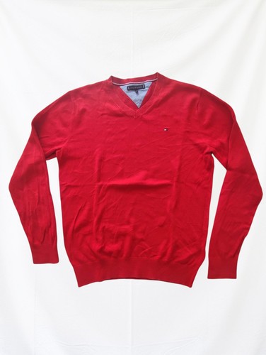 Maglione tommy hilfiger rosso - maglione,