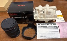 Sigma 18-200 F3.5-6.3 DC Canon