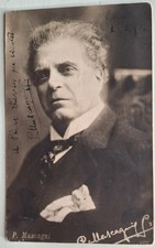 Autografo: PIETRO MASCAGNI (Compositore) Foto Firmata - Datata 1932 - Rara! Opera