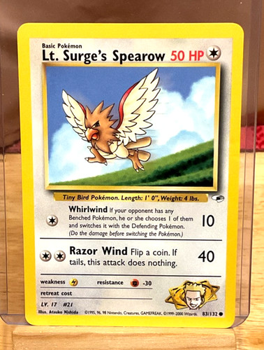 Pokemon surge s spearow - pokemon, lt'