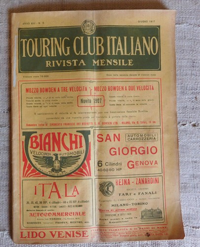 Touring club italiano rivista - touring,