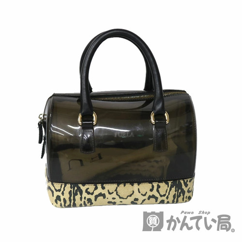 Furla candy bag handbag black - furla,