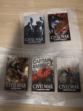 LE BATTAGLIE DEL SECOLO #01-05 Completo CIVIL WAR I MARVEL PANINI GAZZETTA