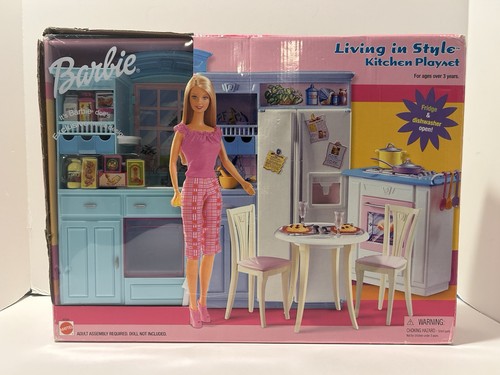 Barbie living style playset - living,
