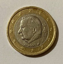 Moneta 1 Euro Rara Belgio 2009