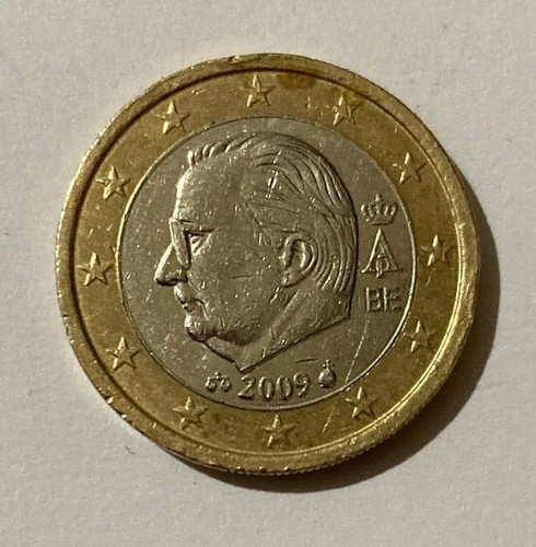 Moneta euro rara belgio - rara,