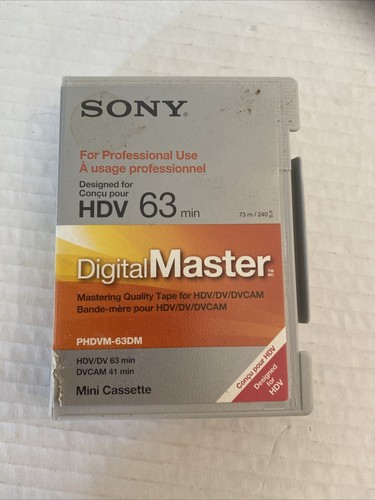 Cassette sony hdv 63 - cassette,