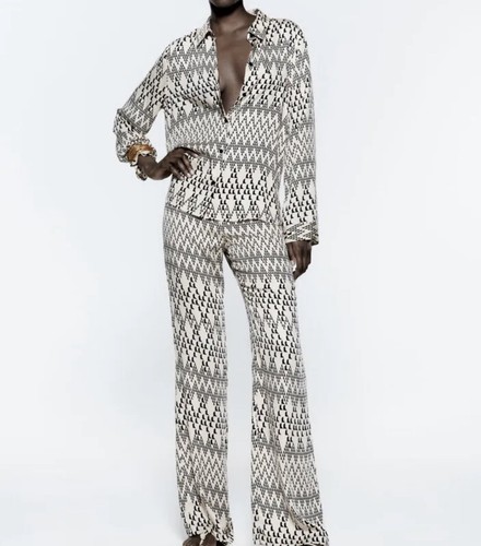 Pantaloni camicia fluenti
