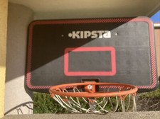 Canestro da Basket Kipsta Altezza 2 Metri, Regolabile in Acciaio con Base.