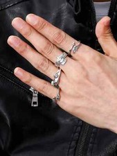 Anello Uomo 4 pezzi Anelli