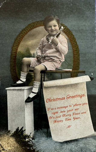1911 christmas greetings - christmas, very