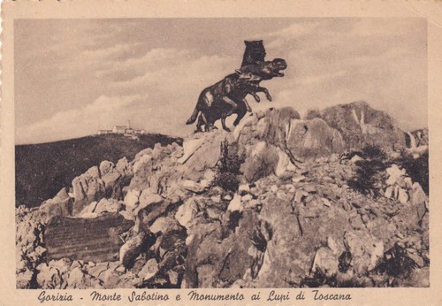 Cartolina gorizia monte - gorizia, ,monte