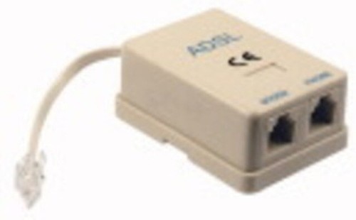 Filtro adsl rj11 splitter - filtro,