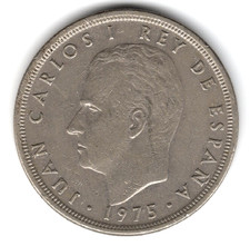 Moneta 5 PTAS Juan Carlos I