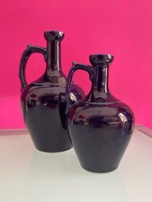 Martini & Rossi Torino, coppia bottiglie pubblicitarie In ceramica