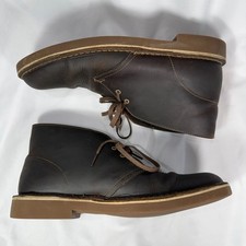Stivali Clarks Bushacre Chukka Desert da uomo US 10 M in pelle marrone alla caviglia outdoor