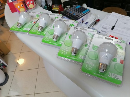 Stock lotto lampadine led - stock,