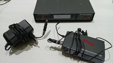 Microfono professionale Sennheiser EM100 con ricevitore e alimentatore