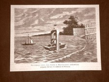 Il gavitello fisso nel porto