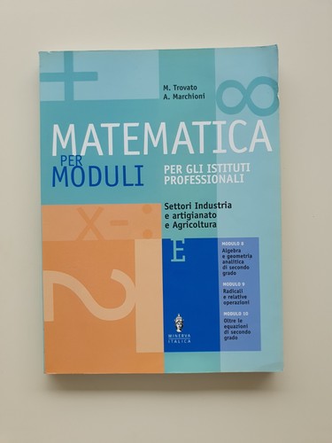 Matematica per moduli - matematica, tomo