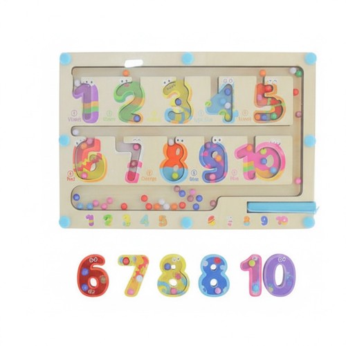 Gioco educativo legno - gioco, in