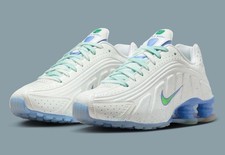 Nike Shox R4 AB bianco verde