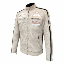 Giubbotto in pelle da uomo