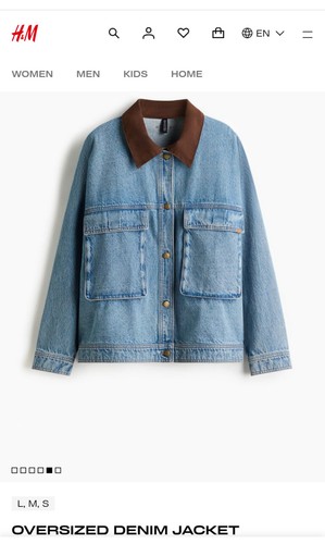 Giacca denim oversize - giacca,