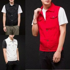 Giubbotto uomo biker smanicato