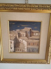 Giacomo Bergomi olio autenticato cm 20 x 20 