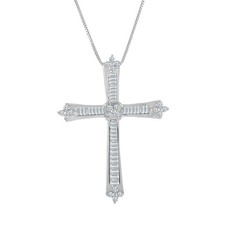 Ciondolo Croce In Argento