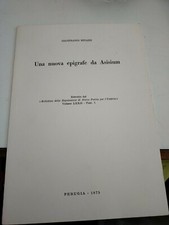 una nuova epigrafe da asisium