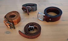 Cinture Pelle Cuoio Tessuto