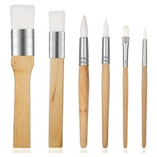 Set di Pennelli per Pittura, 6 Pezzi Pennelli per Pittura Acrilica Pennelli7218