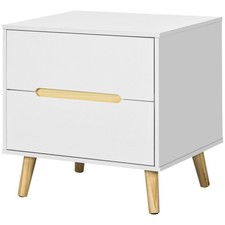 HOMCOM Comodino Moderno con 2