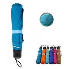 OMBRELLO PIOGGIA PORTATILE PIEGHEVOLE RETRATTILE COMPATTO MINI DA BORSA COLORATI