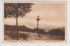 CARTOLINA S. VITO ROMANO ROMA CROCE  RICORDO MISSIONI 1905  NO VG