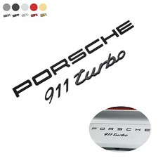 Per Porsche Old 911 TURBO Lettere Distintivo Posteriore Emblema Look Deck Coperchio