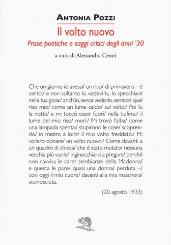 Volto nuovo prose poetiche - volto,