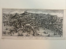Campania: La Città di Napoli, Capitale del Regno.Salmon Thomas 1750