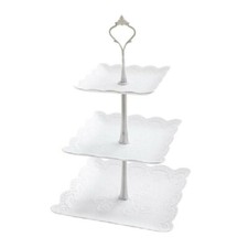 Alzata plastica bianco - plastica,