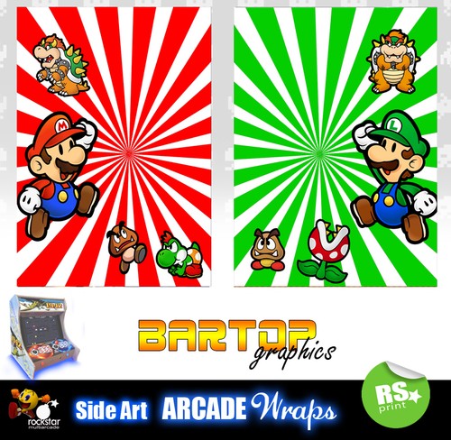Adesivi grafici mario retro - mario,