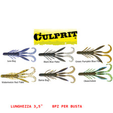 Culprit Incredi-Slim 3-1/2"  CREATURA  Black Bass  TEXAS RIG MADE IN USA!!!