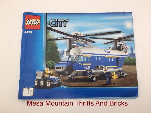 Lego city 4439 - 4439, manuale