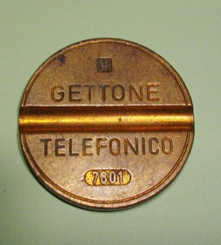 Gettone telefonico sip 7601 - gettone,