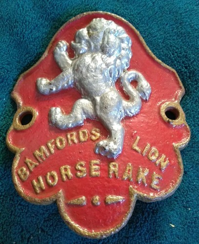 Antique bamfords patent - antique, lion