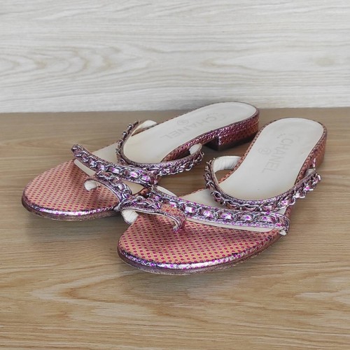 Sandali bassi chanel catena - chanel,
