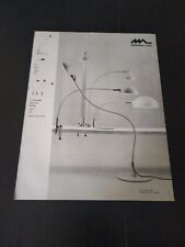 1981 LAMPADE DESIGN ELIO MARTINELLI FLEX MOD. 660 671 659 VINTAGE AD PUBBLICITA