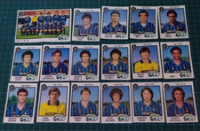 lotto 18 figurine panini 82-83 da rec. squadra completa inter