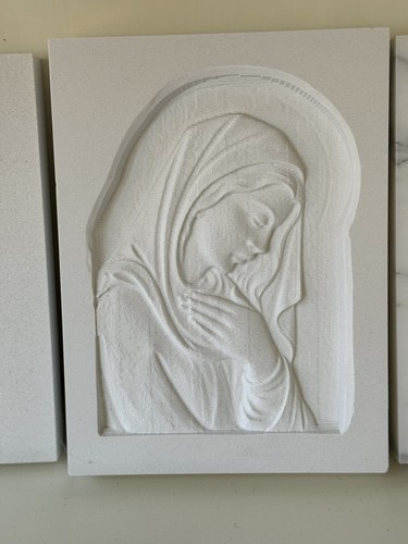 Quadro scultura marmo bianco - scultura,